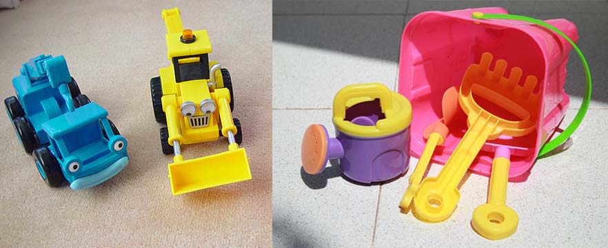 Los juguetes que se quedan en el exterior pueden ser lugares de cría si acumulan agua. 